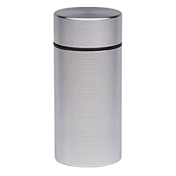 Waterproof Aluminum Screw-top Lid Lock Odor Tea Tins, Airtight Smell Proof Durable Multi-Use Portable Metal Herb Jar Container